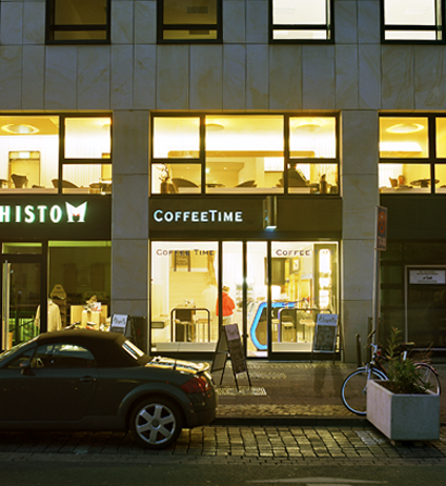 street side entrance