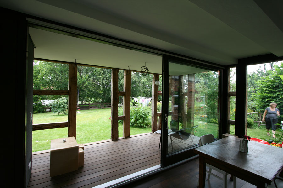 open to outdoors